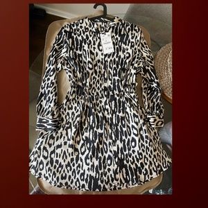 Zara Animal Print Dress - Summer/Fall 2022 collection